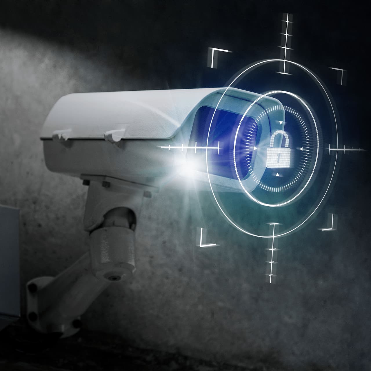 cctv-security-technology-with-lock-icon-digital-remix2